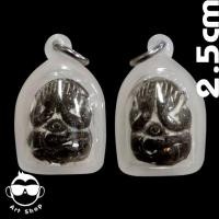 ราคา พระปิดตาสองหน้า เนื้อผงว่าน ขนาดองค์พระ 2.5 ซม. พร้อมเลี่ยม (21492485004)