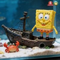 ราคา สพันจ์บ๊อบ ตุ๊กตาต์ตกแต่งตู้ปลา เรซินปลอดภัย ขนาดเล็ก (SpongeBob Series) (57407419325)