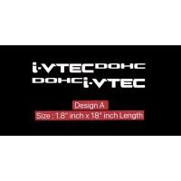 ราคา S500 2 ชิ้น HONDA I VTEC DOHC / VTEC DOHC สติกเกอร์รูปลอกไวนิลรถยนต์ (50703614987)