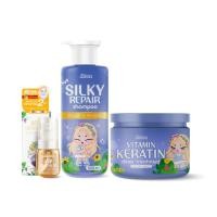 ราคา Livetined ชุดดูแลเส้นผมโทนสีเดียวกัน น้ำมันบำรุงผม 30ml + แชมพู 500ml + มาสก์ผม 500ml ป้องกันความร้อนและบำรุงผม เป่าผมแล (47454974251)