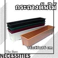 ราคา กระถางต้นไม้ แจ้งเจาะรูทางแชทได้ครับ แบบรางพลาสติก 1 , 3 , 5 กระถาง ขนาด กว้าง 16 ซม. ยาว 47 ซม. สูง 16 ซม ไม่มีรูระบาย (28959052183)