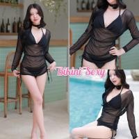 ราคา BikiniSexyบิกินี่ชุดว่ายน้ำชุด3ชิ้นบิกินี่ กันuvชุดว่ายน้ำแขนยาว ชุดว่ายน้ําเซ็กซี่ ส่งไวจากไทย (40255820433)
