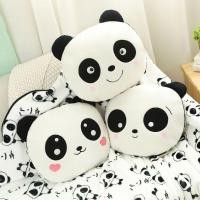 ราคา ผ้าห่มหมอนผ้าห่ม ผ้าสักหลาด แบบนิ่ม ลายแพนด้าน่ารัก ขนาดเล็ก อเนกประสงค์ (23851525827)