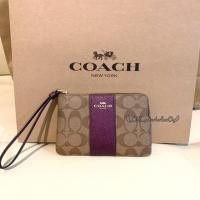 ราคา พร้อมส่ง Coach แท้ รุ่นคล้องมือ1ซิป ไซส์ S #F58035 (1822200242)