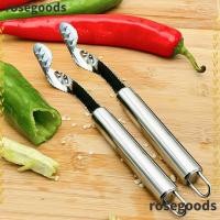 ราคา ROSEGOODS Jalapeno Corer Remover, สแตนเลสหยัก Slice Pepper Corer Remover, ทนทานมัลติฟังก์ชั่ผักการประมวลผลสะดวก Jalapeno เครื่องมือครัวเครื่องมือ (51856134100)