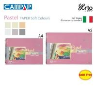 ราคา Pastel Paper Soft Colours สมุดพาสเทล 6 สี มี 2 ขนาด (3935906933)