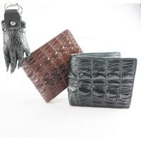 ราคา กระเป๋าหนังจระเข้แท้ กระเป๋าสตางค์หนังจระเข้แท้ ส่วนหาง แบบไม่ถักขอบ แถมมือจระเข้ มูลค่า 390 บาท รับประกันสินค้า (1316996689)