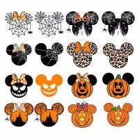 ราคา ตัวรีดติดเสื้อ (159) F.240. ลายการ์ตูนมิกกี้เมาส์ ฮาโลวีน Halloween รีดง่ายรีดติดทุกผ้า (29662852611)
