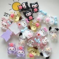 ราคา การ์ตูน Sanrio Design Charm Pochacco, Kuromi, Cinnamoroll Jibitz 3D โปร่งใส อุปกรณ์เสริมสำหรับรองเท้าและตกแต่ง (27817360222)