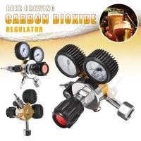 ราคา CO2 ก๊าซขวดควบคุมคาร์บอนไดออกไซด์ CO2 Regulators ความดันลดสําหรับเครื่องดื่มเบียร์ W21.8 Double Gauge Regulator (42760989974)