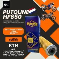 ราคา Putoline Oil Filter HF650 High Performance กรองน้ำมันเครื่องเกรดพรีเมี่ยม KTM 790/990/1050/1090/1190/1290 (28388844507)
