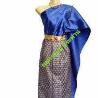 ราคา ชุดไทยสไบแพร รุ่นผ้าพิมพ์ทอง ชุดถวายแก้บน เจ้าแม่ ย่านาก แม่ตานี แม่ตะเคียน (ใส่จริงไม่ได้) (24633173256)