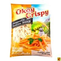 ราคา โอเคคริสปี้มันฝรั่งเส้นเล็กแช่แข็งขนาด1กก. (48656101742)