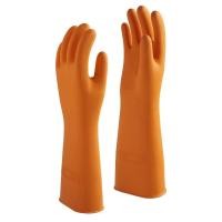 ราคา AJuShop ตราม้า ถุงมือยางธรรมชาติ แบบยาว 13 นิ้ว Size L สีส้ม (12 คู่/กล่อง) **ถูกมาก (25584720962)