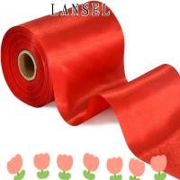 ราคา แลนเซล1ริบบิ้นสีแดง22หลาแผ่นริบบิ้นสีแดงผ้าไหมวงผ้าซาติน (48654938369)