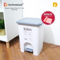 ราคา Hygienic Aesthetic Foot Pedal Dust bin ถังขยะ White Ash Klen Technoplast 14 L (28765271889)