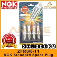 ราคา หัวเทียน NGK ZFR6K11 (เหมาะกับ Honda Accord (05-10), Civic, CR-V/CRV, Odyssey, Stream) - Last 20,000KM [Amaze Autoparts] (48653590179)