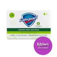ราคา Safeguard Antibacterial Deodorant White Bar Soap With Aloe 4 Oz - 4 Ea เซฟการ์ด สบู่สีขาว 113X4 กรัม (แพ็ค4ก้อน) (17492288675)