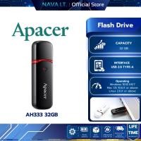 ราคา มีส่งด่วน APACER Flash Drive (แฟลชไดร์ฟ) AH333 USB2.0 Black 32GB (26019033706)