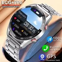 ราคา 2026 ใหม่หรูหราผู้ชายสมาร์ทนาฬิกา ECG + PPG นาฬิกาฟิตเนสกันน้ํากีฬานาฬิกา AI BT Call Smartwatches สําหรับผู้หญิง IOS โทรศัพท์ Android (29744183202)
