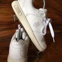 ราคา K-SWISS หนังขาวครีม แท้ มือสอง (3108222308)