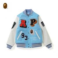 ราคา BAPE เสื้อ BAPE แจ็คเก็ตเบสบอลอเมริกันพร้อมลายปักหัวลิง (57853335926)