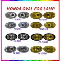 ราคา HONDA OEM OVAL FOG LAMP SPOTLIGHT สําหรับ HONDA CIVIC ACCORD JAZZ CITY CRV (51704675967)