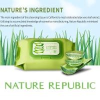 ราคา Nature Republic California Aloe Vera Cleansing Tissue 80แผ่น ทิชชู่เปียกเช็ดเครื่องสำอางผสมว่านหางจรเข้บำรุงผิวหน้า (8982984370)