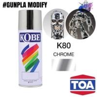 ราคา KOBE สีสเปรย์กระป๋อง สีโครม Chrome K80 จาก TOA 400 cc (9011052547)