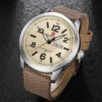ราคา หรูหราในราคาเบาๆนาฬิกาข้อมือชาย กันน้ำ naviforce watch แท้ รุ่นNF9101-SBY สายผ้าไนล่อน ของแท้100% (840375778)