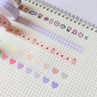 ราคา เทปกระดาษน่ารักๆ สีพาสเทล ตกแต่งสมุด ติดกระดาษโน๊ต (7392810739)