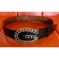 ราคา Guess เข็มขัดหนังสีดำแท้ (4741416890)