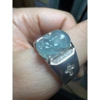 ราคา แหวนปี่เซียะหยกสีฟ้าน้ําแข็งสําหรับผู้ชาย (57807412314)