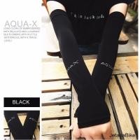 ราคา AquaX ปลอกแขนกันแดด UV Protection (สีดำ) (98411946)