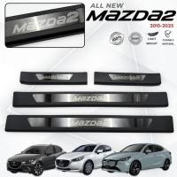 ราคา ชายบันไดพลาสติกสีดำ MAZDA2 2015-2025 สีดำพลาสติก ใช้ร่วมกัน 4-5 ประตู (40258715890)