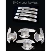 ราคา (4ประตู) ชุดถาดรองมือเปิดประตู + ครอบมือจับประตู รถกระบะ นิสสัน นาวาร่า ปี 2005-2013 ชุบโครเมียม Nissan Navara (8513643219)