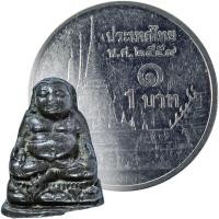 ราคา พระสังกัจจายน์ฐานบัว + หลังยันต์ หล่อลอยองค์เนื้อเมฆสิทธิ์ "พิมพ์เล็กจิ๋ว" (19277650333)