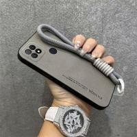 ราคา สําหรับ OPPO A15 A15s OPPOa15 OPPOa15s CPH2185 CPH2179 ธรรมดาหนัง PU ปลอกใส่โทรศัพท์ Matte Suede Case Anti ลายนิ้วมือ SheepSkin ฝาหลังกันกระแทก Hard Funda + สายรัดข้อมือ (51107094680)