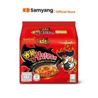ราคา มาม่าซัมยัง Samyang มาม่าเผ็ดเกาหลี (แพ็ค 5 ห่อ) รสไก่เผ็ด X2 (Hot Chicken Flavor Ramen 2x Spicy) (42454126980)