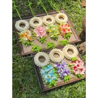 ราคา 【Pre-order】 พวงมาลัยแขวนหน้ารถสีประจำวันเกิด | พวงมาลัยถักไหมพรม | handmade (18284551012)
