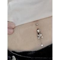 ราคา จิวสะดือเงินแท้ จิวสะดือ พู่ยาวน่ารักสำหรับแหวนสะดือ (53657199038)