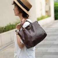 ราคา กระเป๋าสะพายหนังแท้วินเทจสำหรับผู้หญิง - แบบดีไซน์คลาสสิค (46106894360)