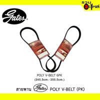 ราคา สายพาน Gates 2445-2555 POLY V-BELT (6PK) ความกว้าง 21mm. ความยาว 2445mm. - 2555mm. (6928932396)