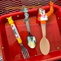 ราคา ช้อนพลาสติกลายเสือ Kellogg’s/ช้อนส้อมสแตนเลสลาย Mickey Mouse & Pikachu✌️ของมือสองน้าา (28671214646)