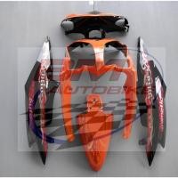 ราคา ชุดสี MIO Z สองตา สีส้มดำ (5ชิ้น) ไม่รวมดำด้าน ได้ตามรูป มีโอ เฟรมรถ กรอบรถ เฟรมรถ เปลือกรถ กาบรถ อะไหล่มอไซต์ (22282082005)