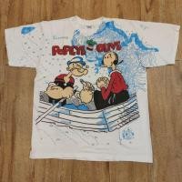 ราคา POPEYE & OLIVE เสื้อลายการ์ตูน เสื้อลายการ์ตูนวินเทจ ป๊อปอาย โอลีฟ (10303658710)