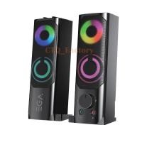 ราคา ลำโพงคอม EGA TYPE S3 SPEAKER ลำโพง มีไฟ RGB ระบบเสียง Stereo ใช้งานง่าย (21433865712)