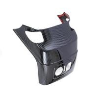 ราคา Car Carbon Fiber Rear Air Condition Vent Outlet Frame Anti-Kick Panel Cover Trim for Mitsubishi Paj (56104168760)