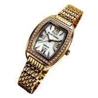 ราคา Royal Crown นาฬิกาข้อมือผู้หญิง สายสแตนเลสชุบทองอย่างดี สีทอง รุ่น 6304-SSL (Gold) (5160563721)