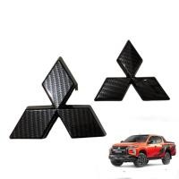 ราคา โปรมาแรง ครอบโลโก้มิตซูบิชิ หน้า หรือ หลังรถไทรทัน 2019-2022 ลายเคฟร่า ตราสัญลักษณ์มิตซูบิชิ ครอบโลโก้ (49100688538)